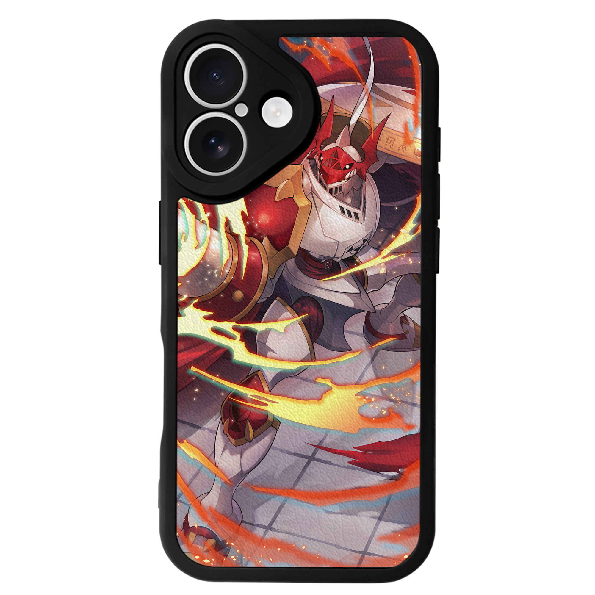（画像用） Digimon デジタルモンスター/デジモン 【iPhone 16シリーズ対応】シリコンスマホケース（レザー調） 材質：シリコン
